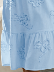 FLASH SALE - Floral Embroidered Effortless Dress | Tracked Shipping