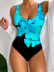 FLASH SALE - Vacation Square Collar One Piece | Free Delivery