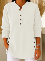 FLASH SALE - Ribbed V-Neck Pullover | Free Delivery