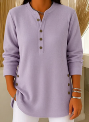 FLASH SALE - Ribbed V-Neck Pullover | Free Delivery