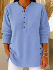 FLASH SALE - Ribbed V-Neck Pullover | Free Delivery
