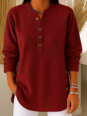 FLASH SALE - Ribbed V-Neck Pullover | Free Delivery